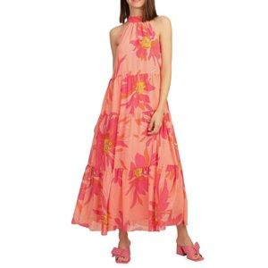 Trina Turk Sunglasses Tiered Maxi Dress